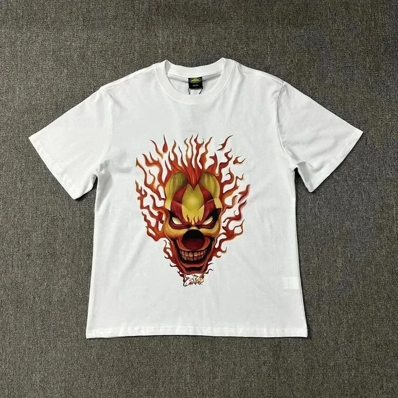 Karl Kani Karl Kani Flame Skull White T-Shirt White - 1