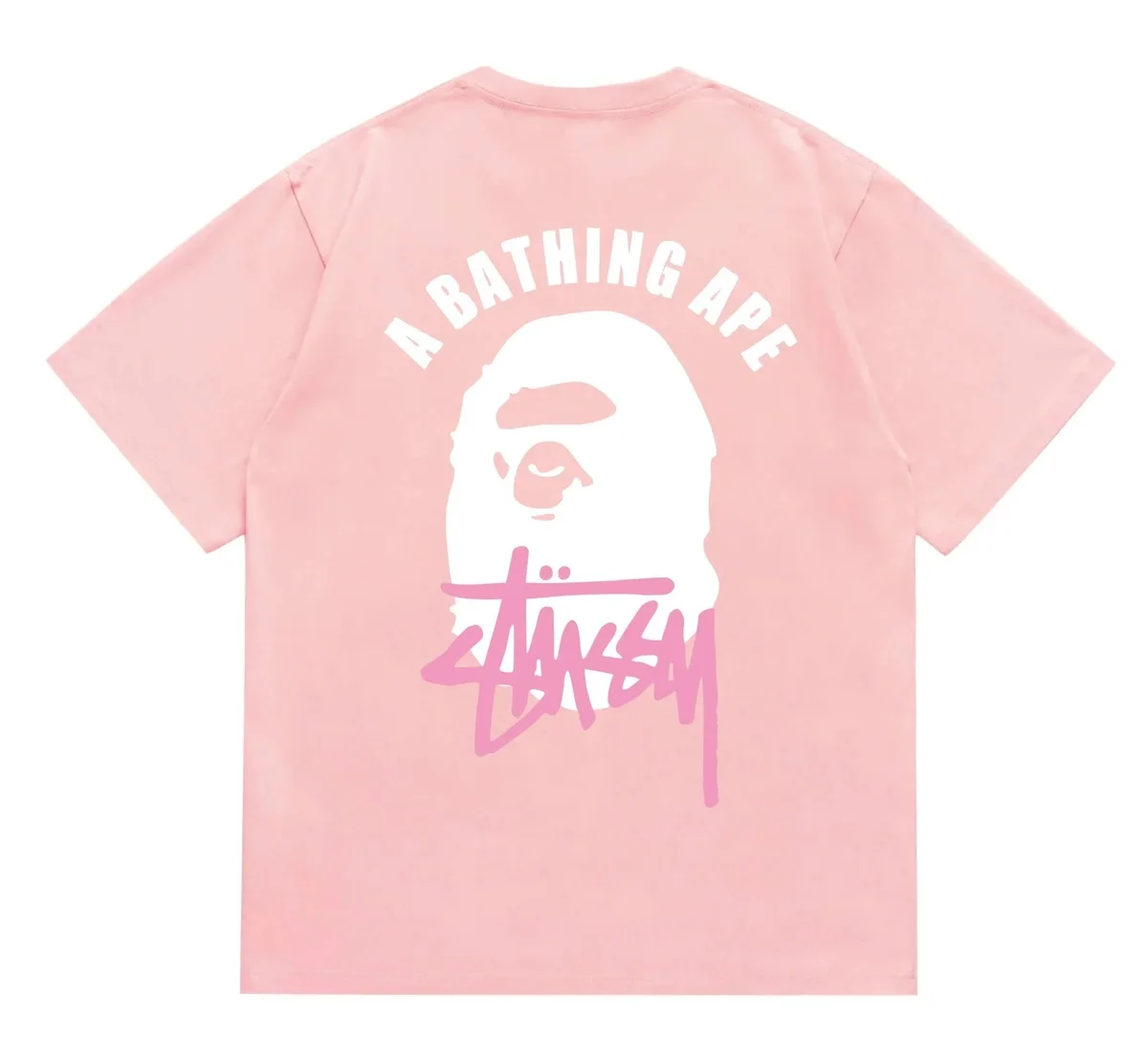 A Bathing Ape A Bathing Ape BAPE STA Pink T-Shirt Pink - 1