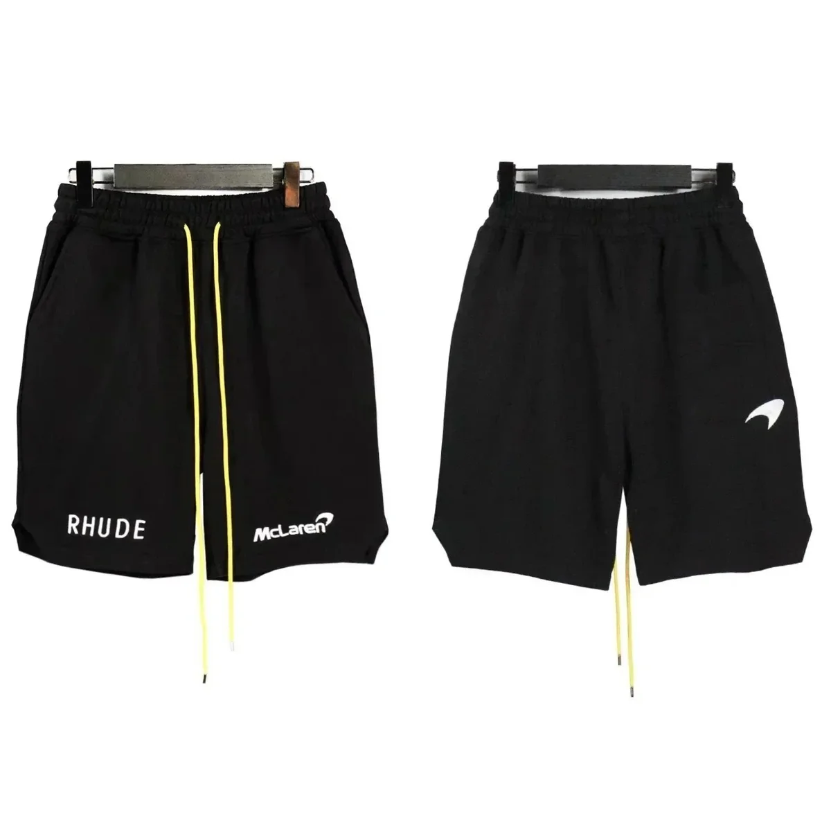 Rhude Rhude McLaren Black Yellow Shorts Black - 1