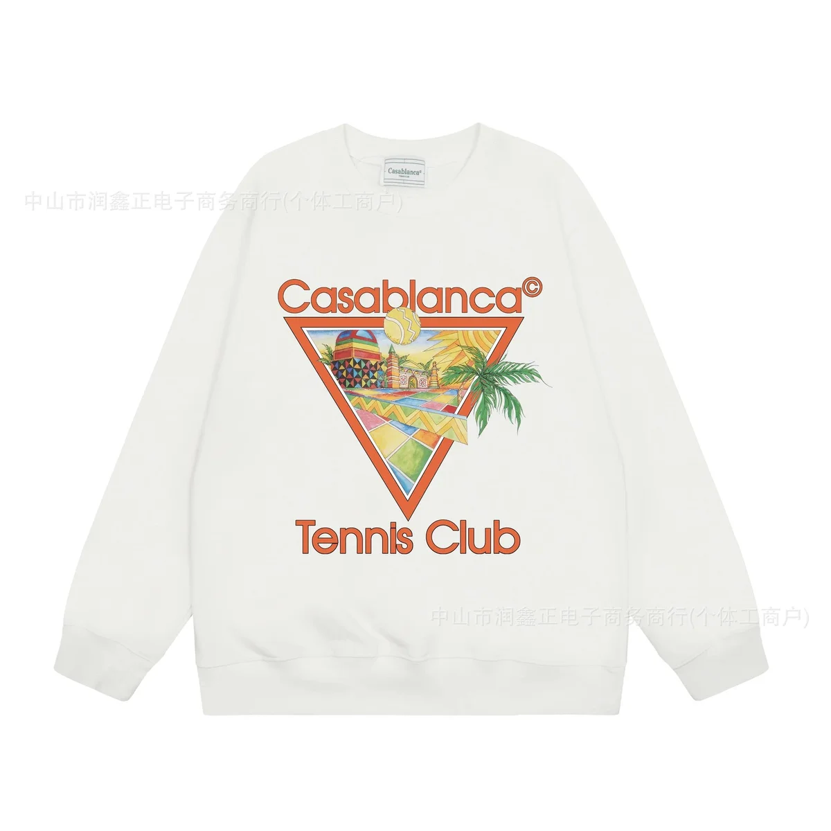Casablanca Casablanca Tennis Club White Sweatshirt White - 1