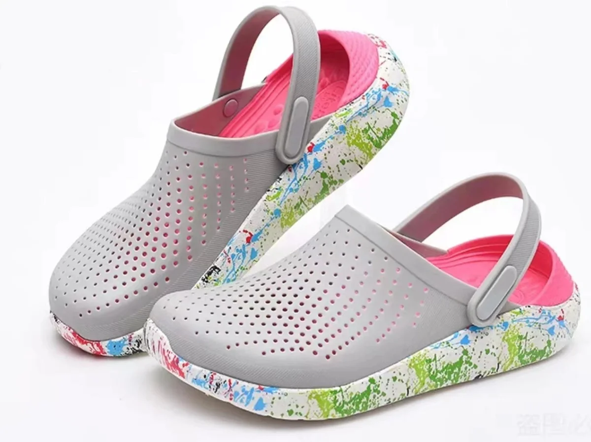Crocs Crocs Classic Clog Vibrant Splatter Pearl White Clog Multicolor - 1