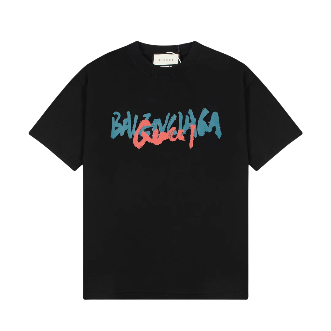 Gucci Gucci Balenciaga x Gucci Black T-Shirt Black - 1