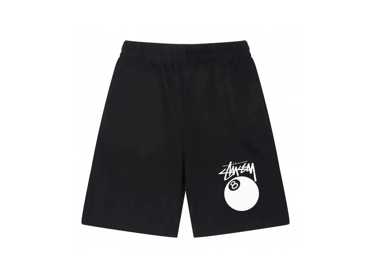Stussy Stussy Stüssy 8-Ball Black Shorts Black - 1