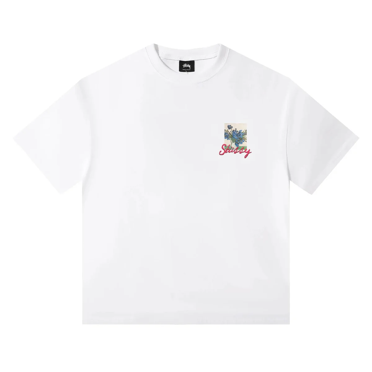 Stussy Stüssy Floral Print T-Shirt White White - 1