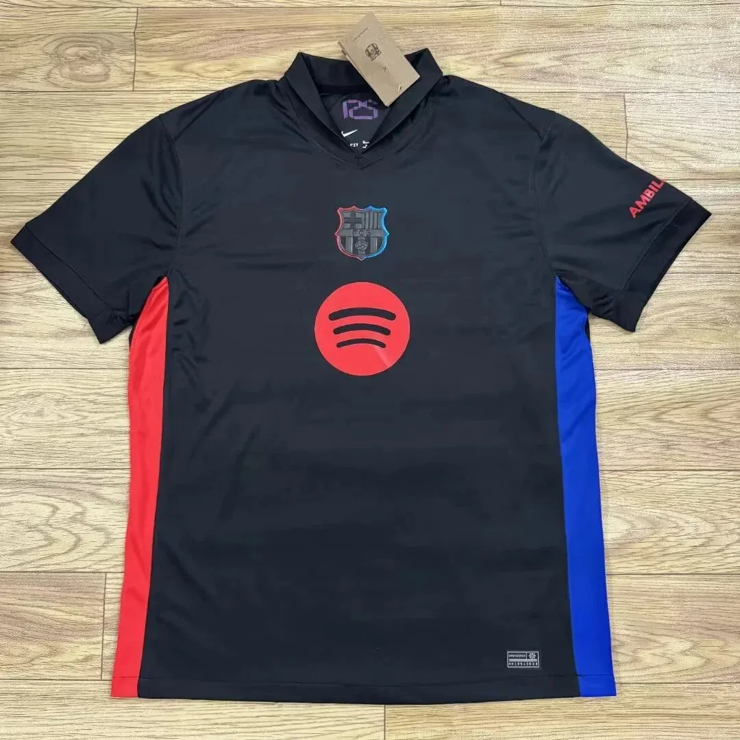Nike Nike Barcelona Away Jersey Black Red Blue Soccer Black - 1