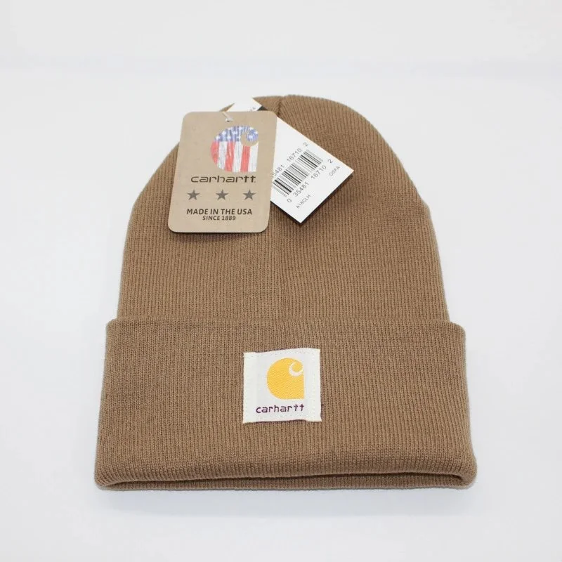 Carhartt Carhartt Khaki Beanie Hat Brown