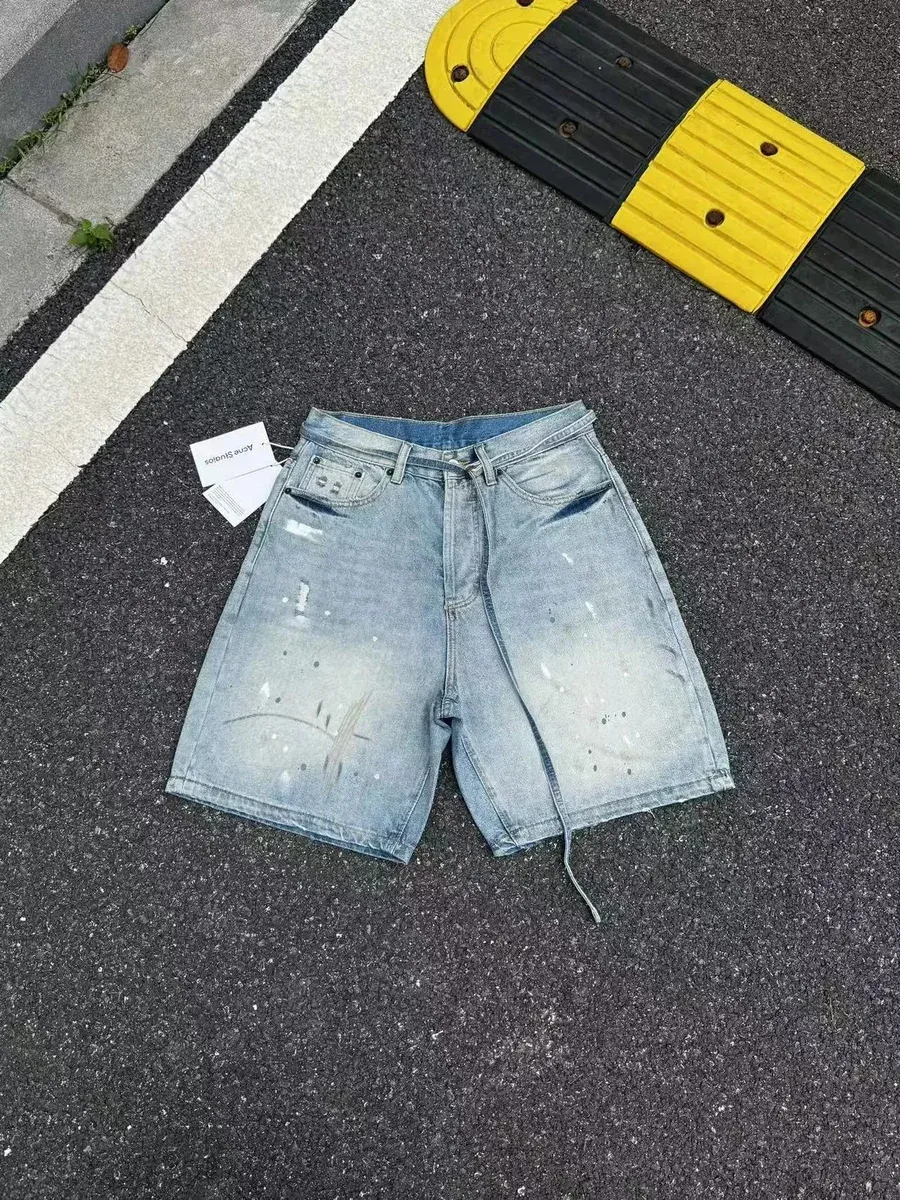 Acne Studios Acne Studios AC Blue Drawstring Shorts Blue
