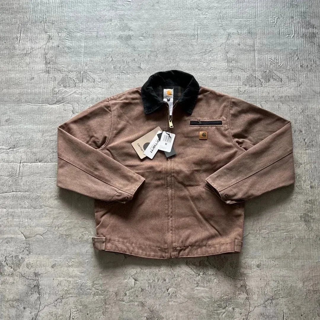 Carhartt Carhartt Detroit Chestnut Work Jacket Brown - 1