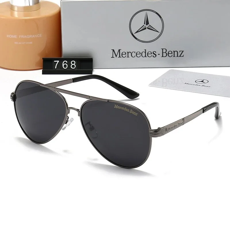 Mercedes-Benz Mercedes-Benz Aviator 768-D Sunglasses Black - 1
