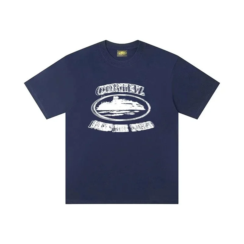 Other Corsheiz Navy Solid T-Shirt Navy - 1