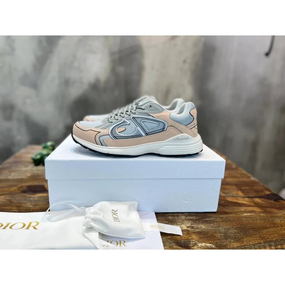 Dior Dior CD Logo Beige & Grey Sneakers Beige