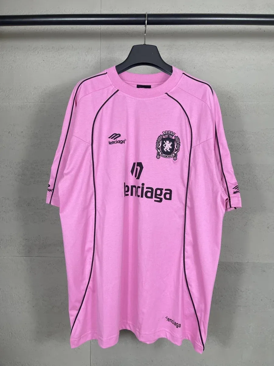Balenciaga Balenciaga Pink Oversized T-Shirt Pink