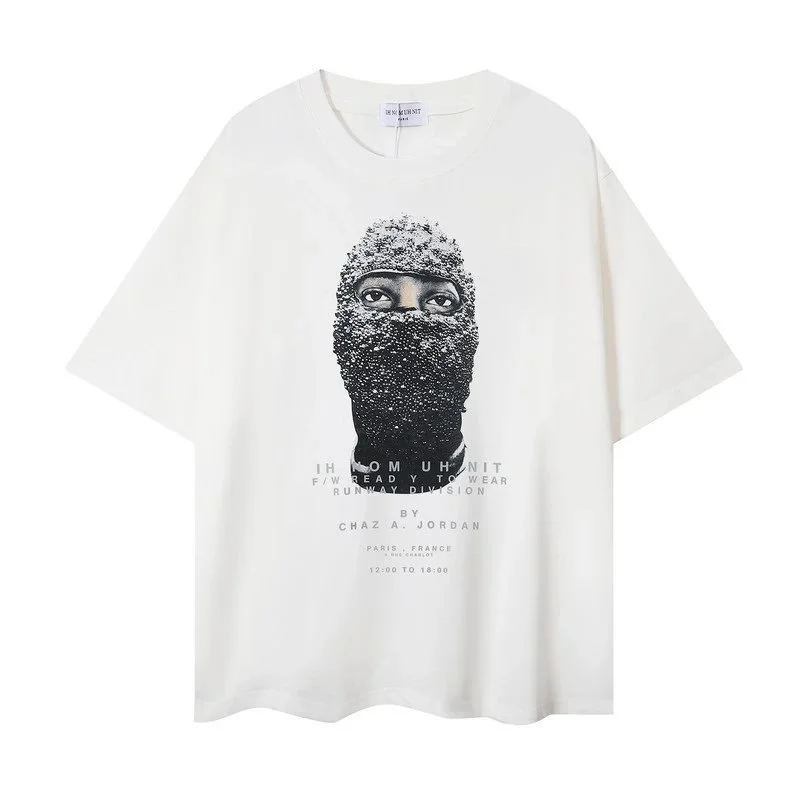 Other Unisex White 'I HOM UHNIT' Graphic T-Shirt White - 1