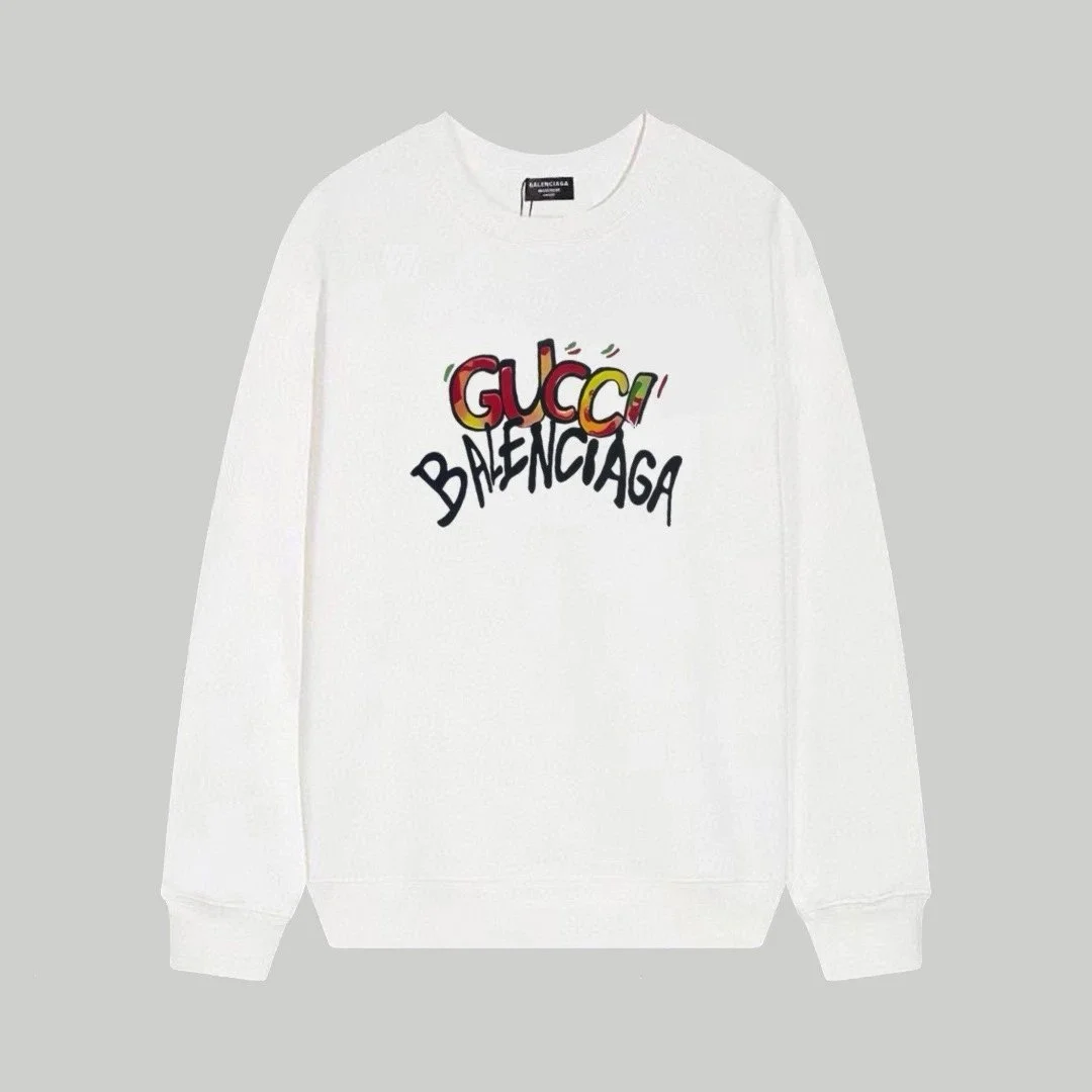 Balenciaga Balenciaga Gucci Balenciaga White Crewneck Sweatshirt White - 1