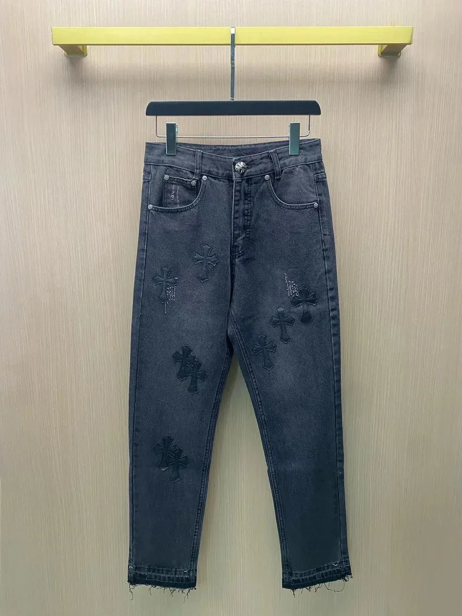 Chrome Hearts Chrome Hearts CH Cross Triple Black Jeans Black
