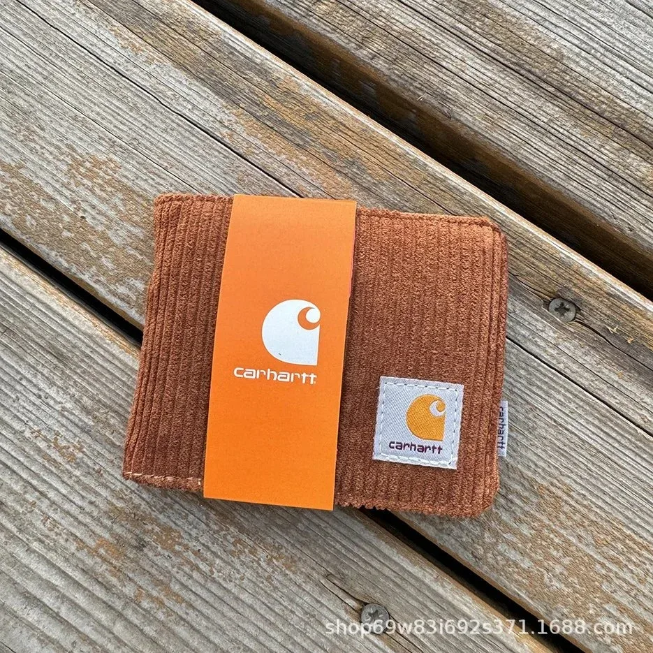 Carhartt Carhartt Corduroy Brown Card Holder Brown - 1