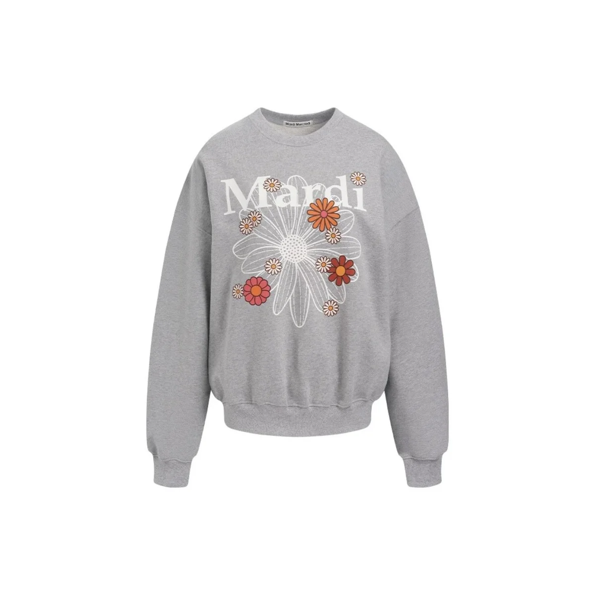 Mardi Mercredi Mardi Mercredi Floral Print Grey Sweatshirt Grey - 1