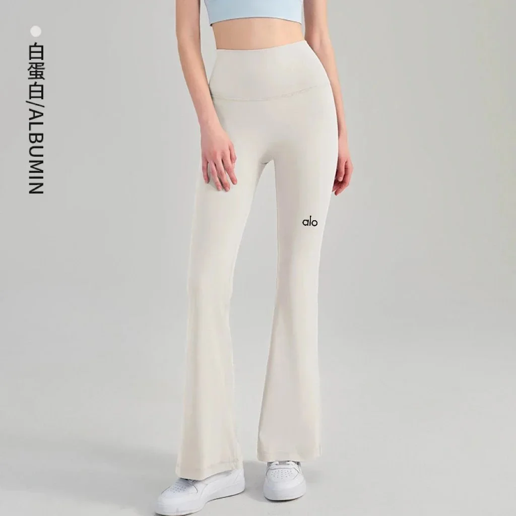 Other ALBUMIN White Protein Flare Pants White - 1