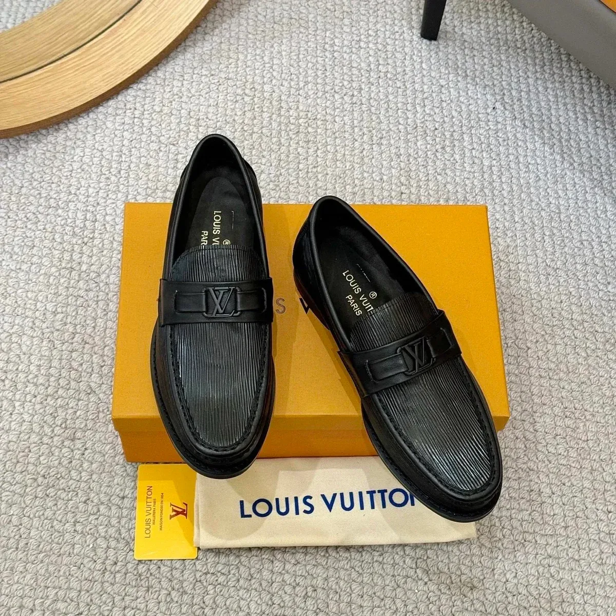 Louis Vuitton Tabi černé kožené mokasíny