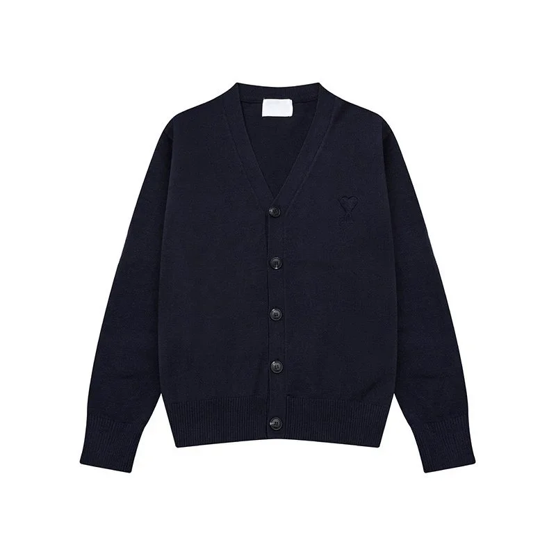 Miu Miu Miu Miu Deep Navy V-Neck Cardigan Navy