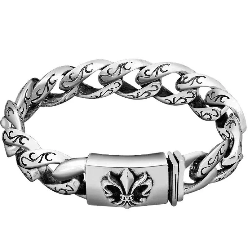 Chrome Hearts Chrome Hearts Fleur de Lis Silver Bracelet Silver