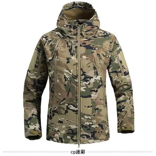 Other CP Camouflage Hooded Tactical Jacket Multicolor - 1