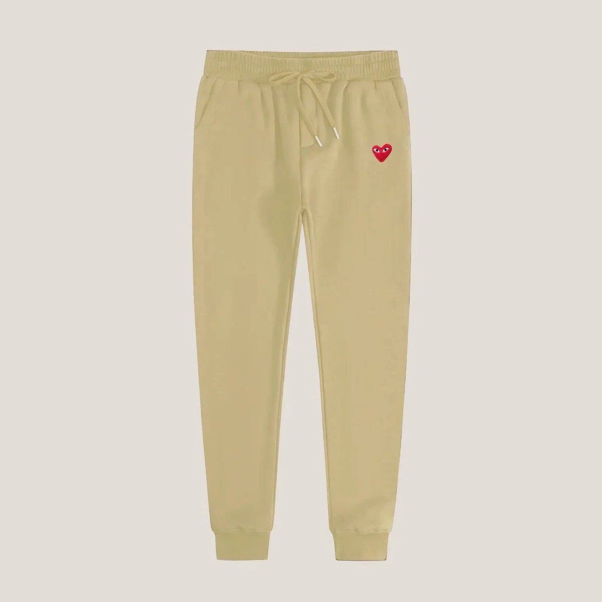 Comme des Garçons Comme des Garçons Play Beige Heart Sweatpants Beige