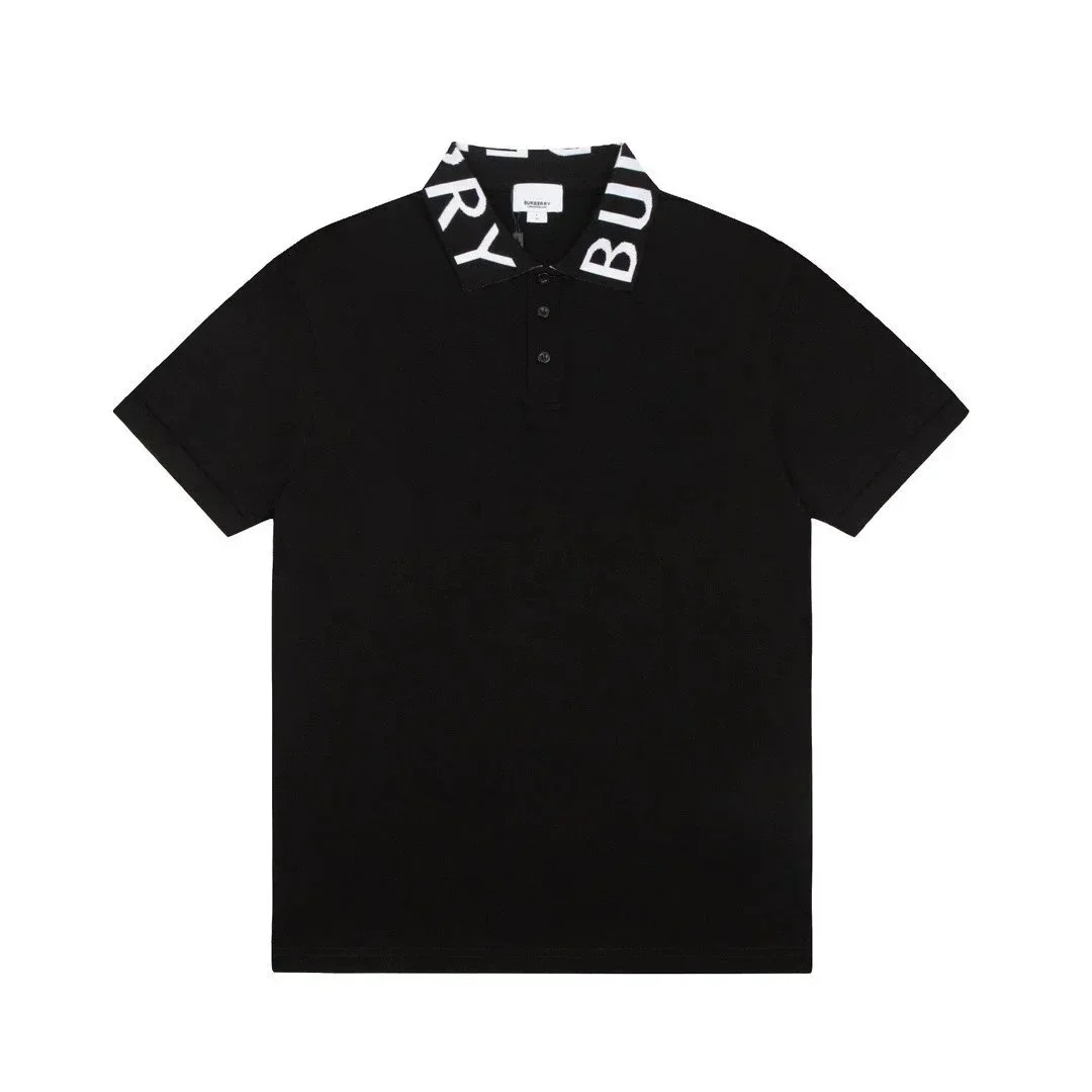 Burberry Burberry TB Monogram Black Logo Polo Shirt Black