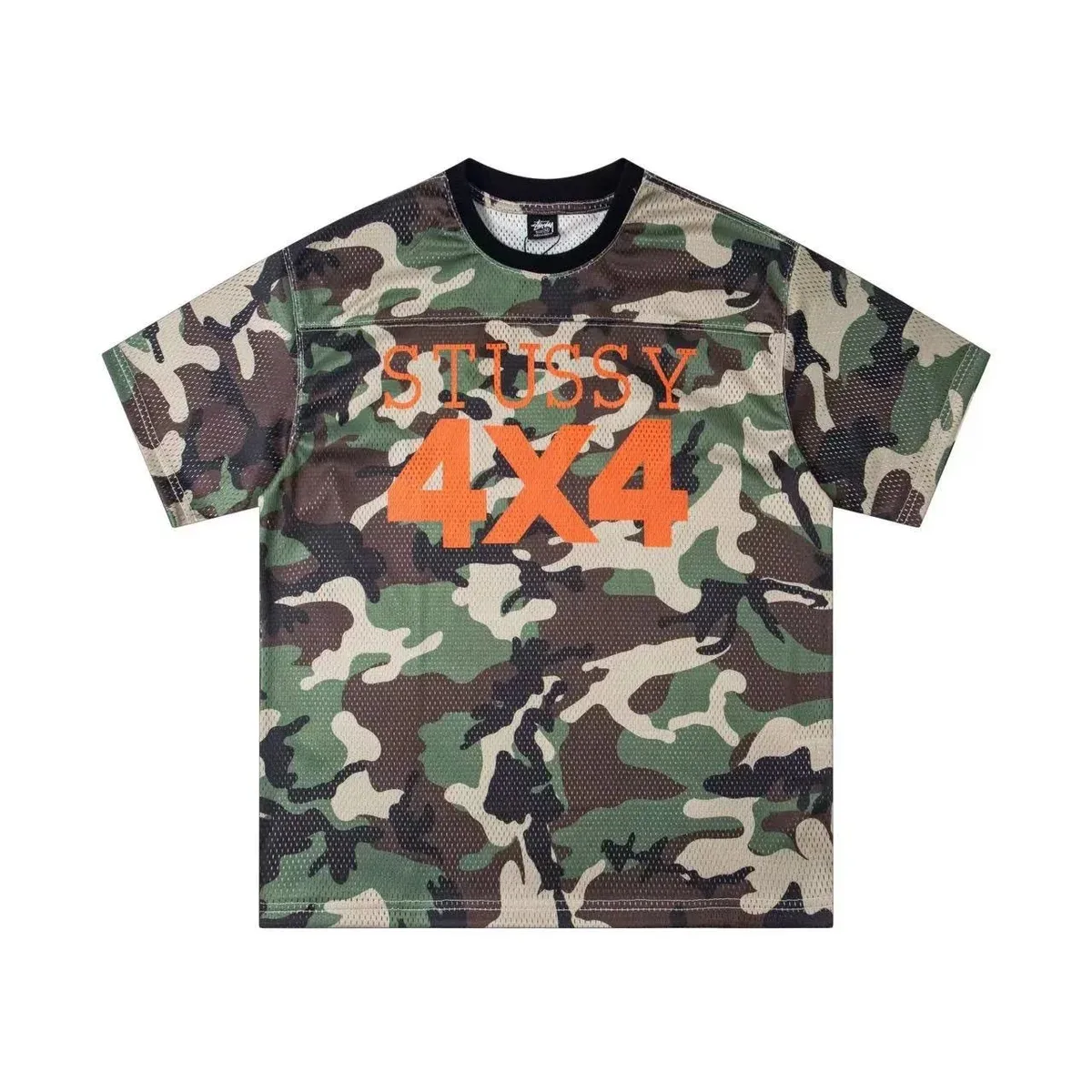 Stussy Stussy 4X4 Camo Mesh T-Shirt Multicolor - 1