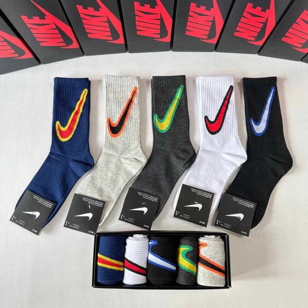 Nike Nike Swoosh Logo Crew Socks - Navy Navy
