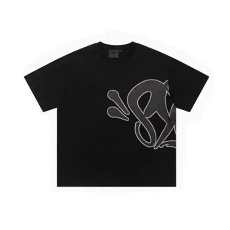 Other Black T-Shirt with Abstract Graphic Top Quality Black - 1