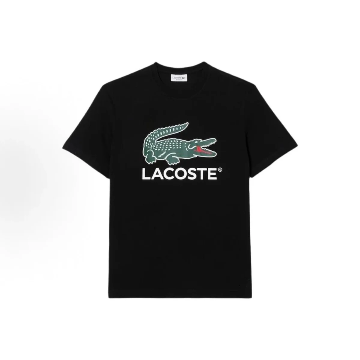 Lacoste Lacoste Classic Crocodile Black T-Shirt Black - 1