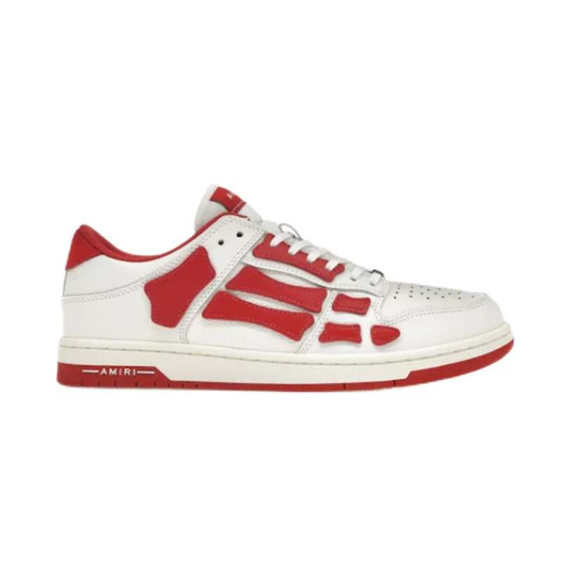 Amiri Amiri MX1 White/Red Skeleton Sneakers White