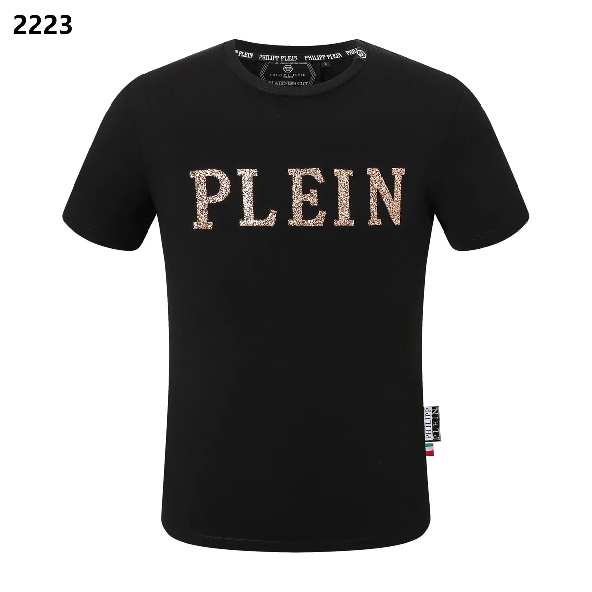 Philipp Plein Philipp Plein 'PLEIN' Logo T-Shirt Black Black - 1