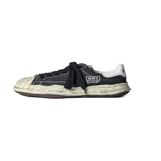 Maison Mihara Yasuhiro MMY MMY Blakey Black Distressed Sneakers Black - 1