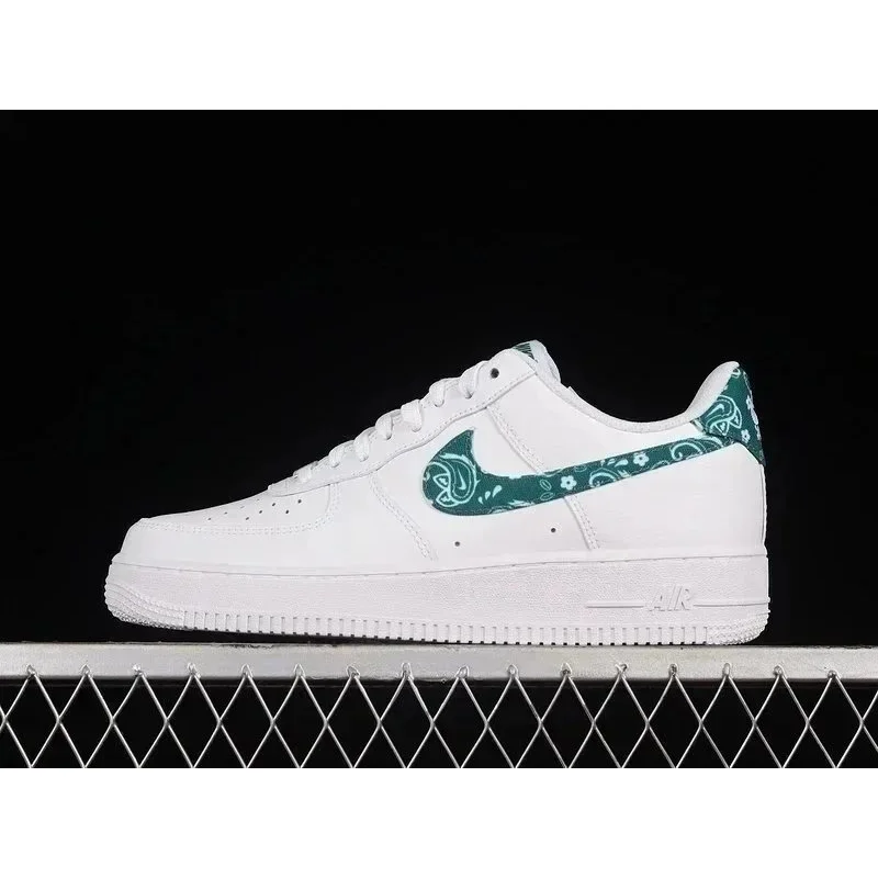 Nike Nike Air Force 1 White/Teal Bandana Sneakers White - 1