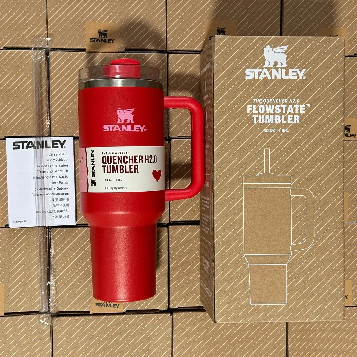 Stanley Stanley Quencher H2.0 Flowstate Tumbler Valentine Red Red - 1