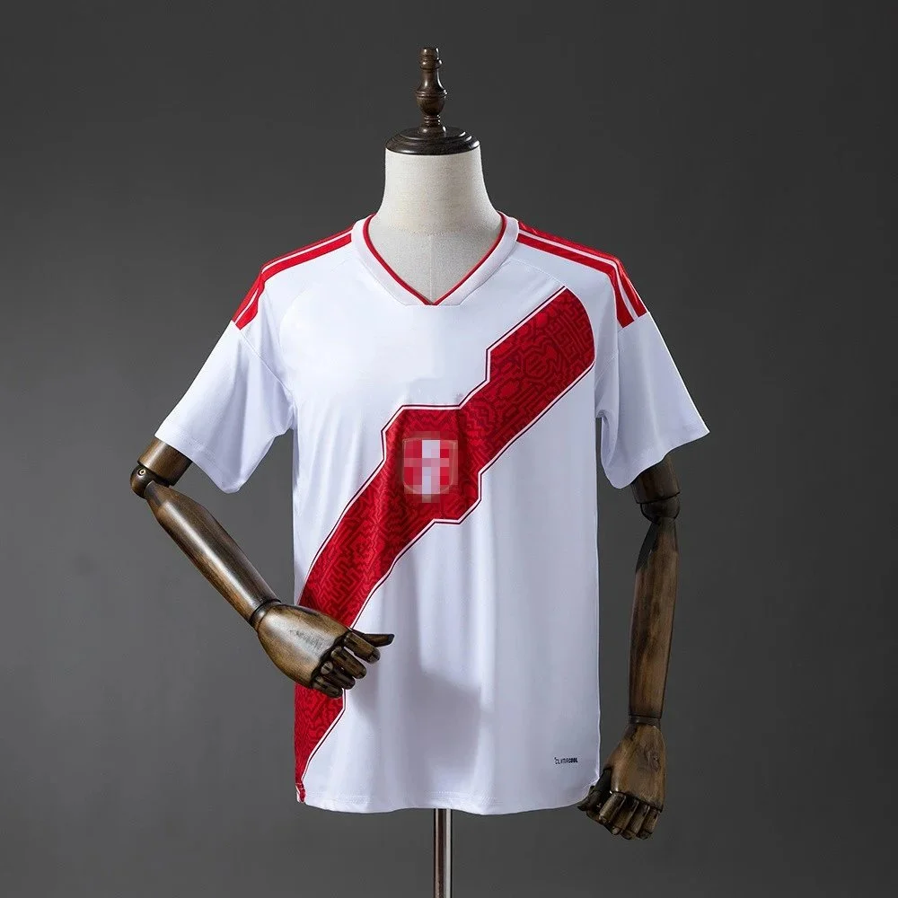 Other White & Red Peru Home Jersey Football Shirt White - 1