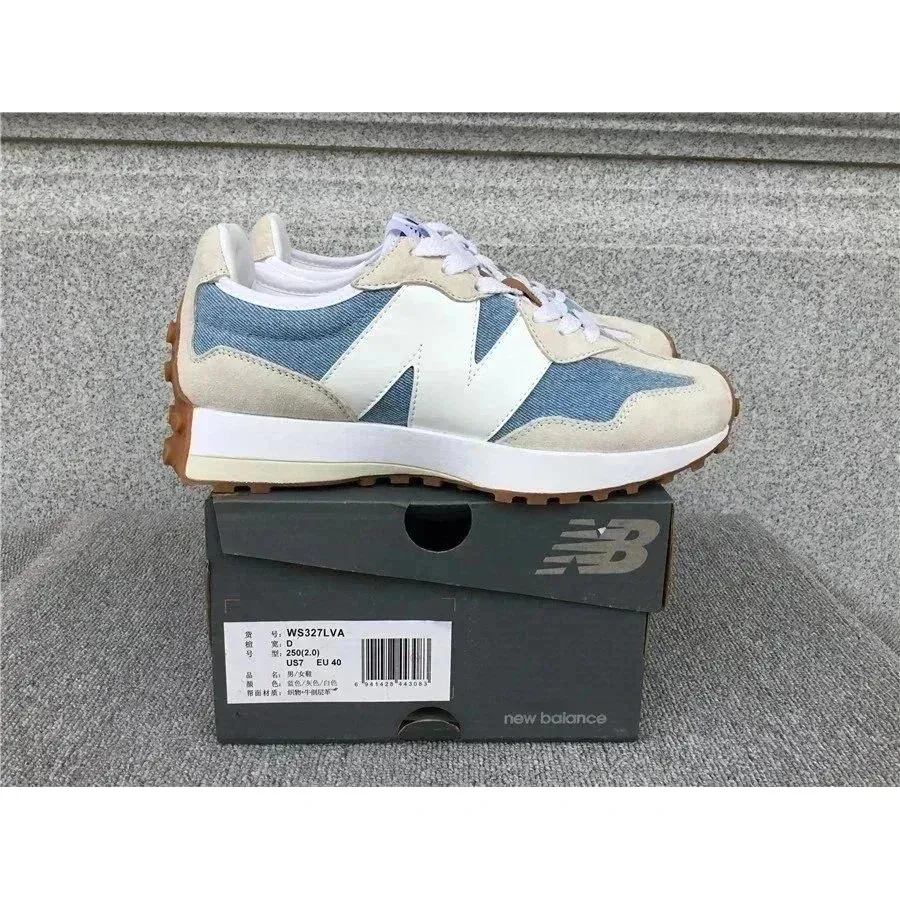 New Balance New Balance 327 WS327LVA Sail/Blue Sneakers Blue - 1