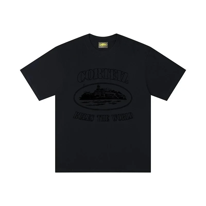 Corteiz Corteiz Rules the World Black T-Shirt Black - 1