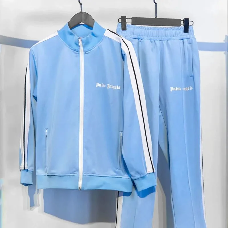 Palm Angels Palm Angels Track Blue Co-ord Set Blue - 1