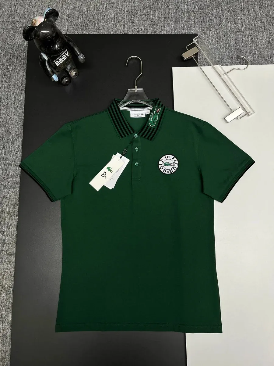 Lacoste Lacoste Golf Le Fleur Green Polo Shirt Green - 1