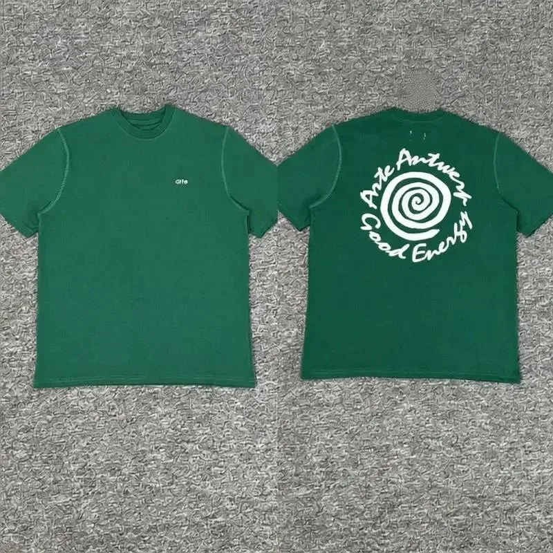 Other ART-213 Green 'Ante Antwerp Good Energy' T-Shirt Green - 1