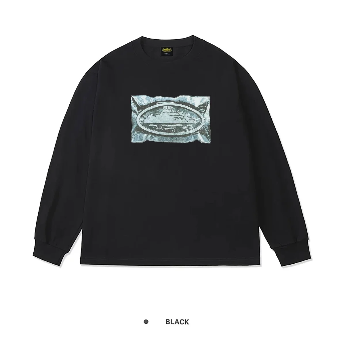 Other Black Graphic Long Sleeve T-Shirt Black - 1