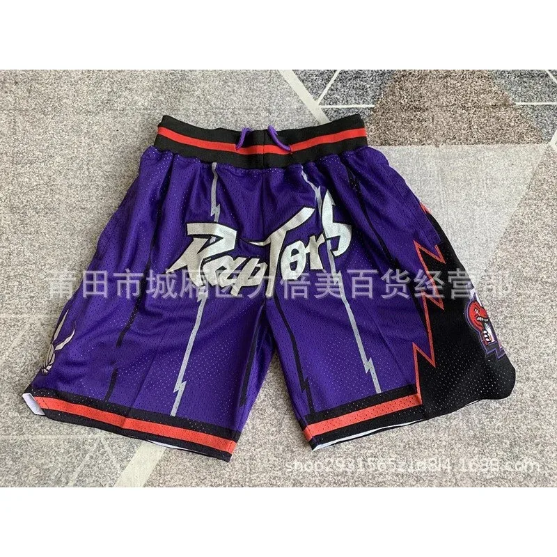 Other Toronto Raptors Purple Basketball Shorts Purple - 1