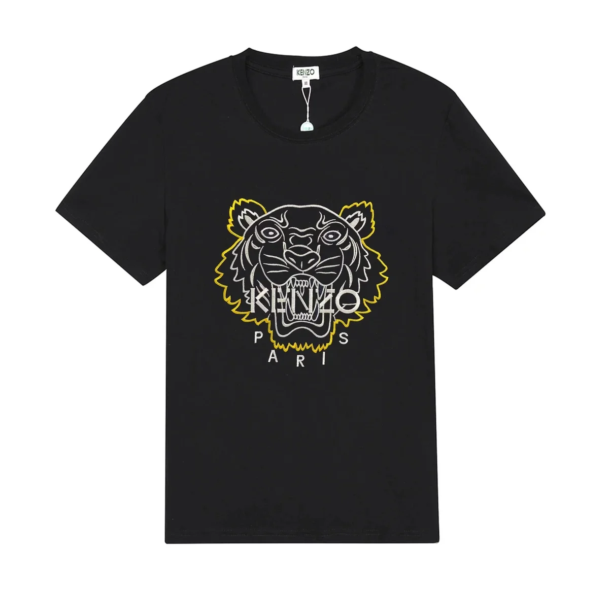 Kenzo Kenzo Tiger Head Black T-Shirt Black - 1