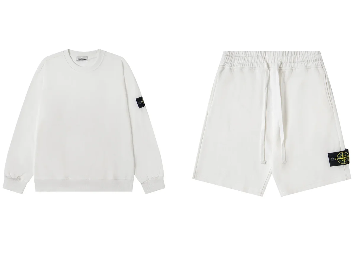 Stone Island Stone Island OG Style 36 White Co-ord Set White