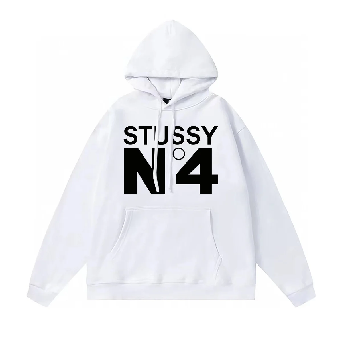 Stussy Stussy No.4 White Hoodie White - 1