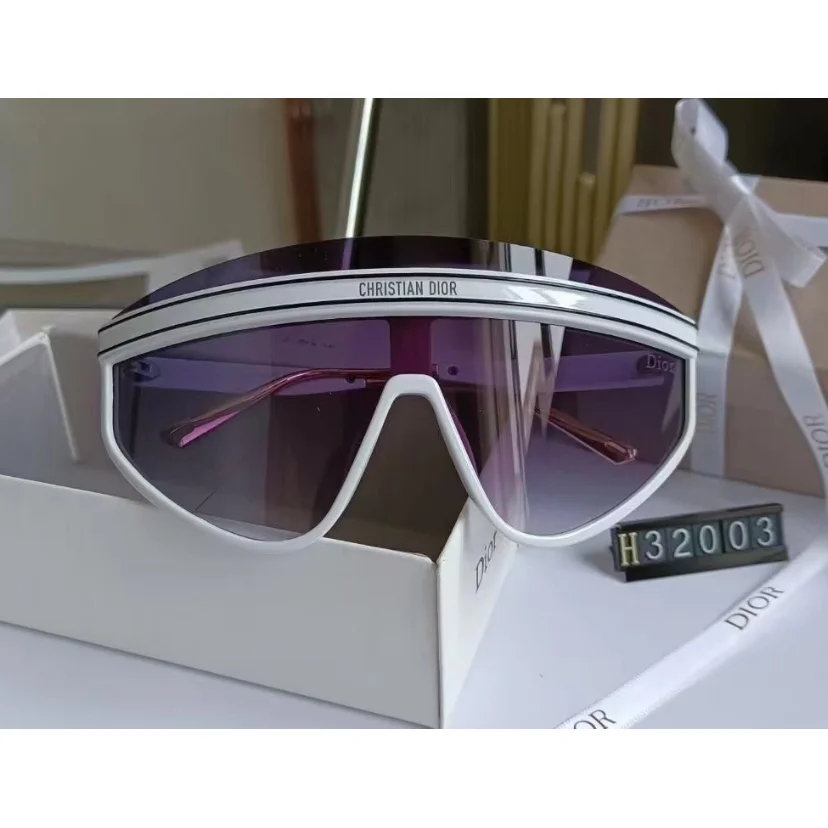 Dior Dior Air Force 1 White/Purple Sunglasses White - 1