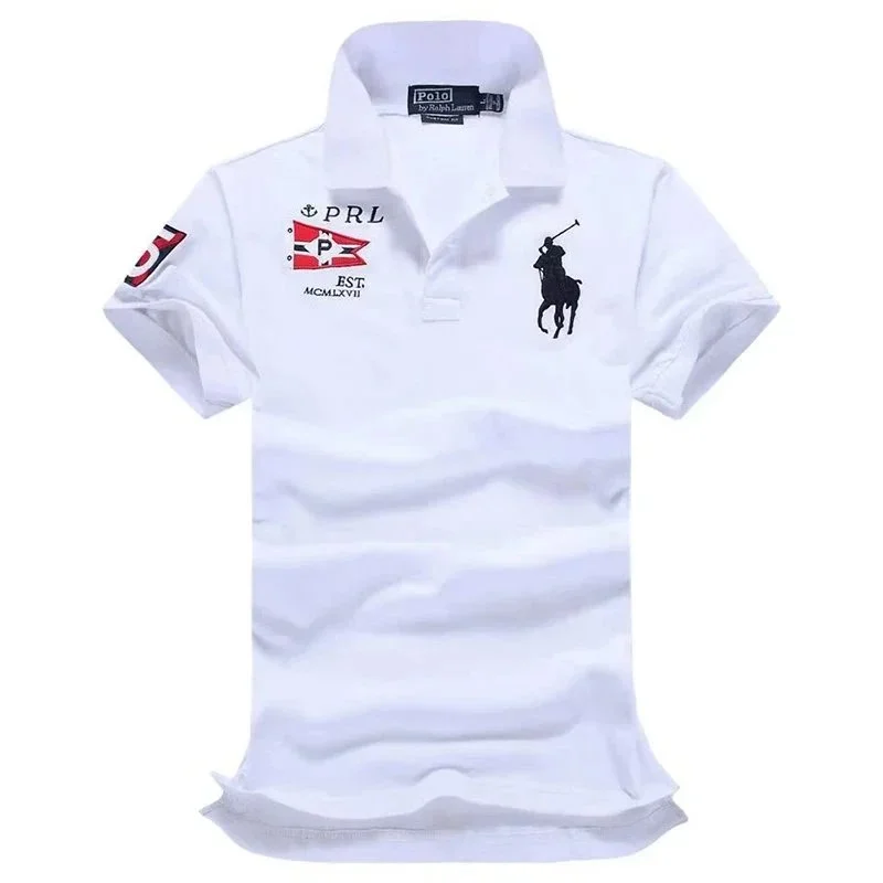 Polo Ralph Lauren Polo Ralph Lauren White Polo Shirt with Embroidered Pony White - 1